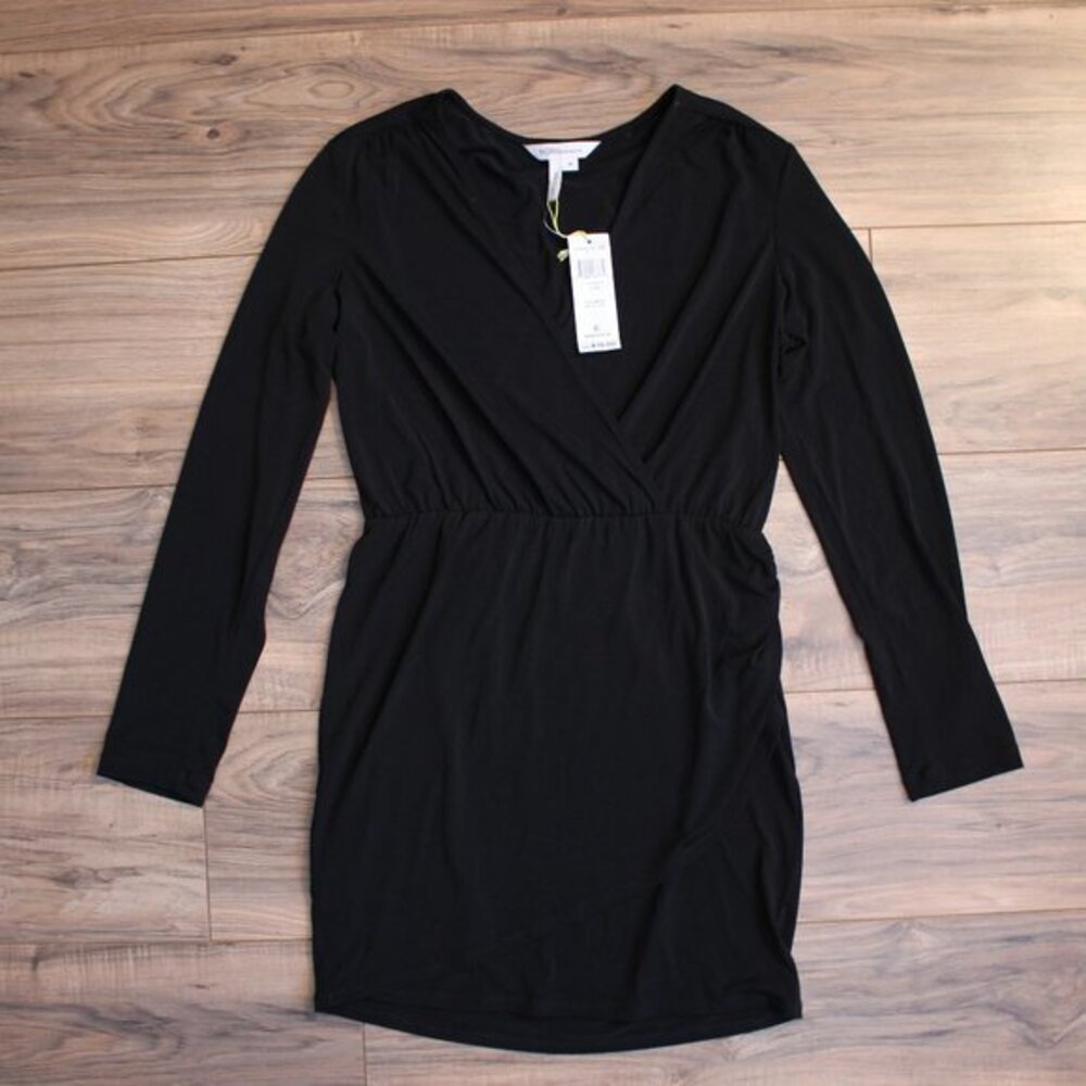 NWT BCBGeneration Long Sleeve Black Cocktail Dress